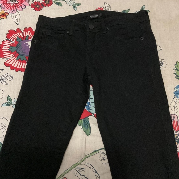 Bebe Jeans Black Size 29 - Picture 1 of 5